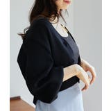 ビジューボタンショートカーディガン | MAJESTIC LEGON  | 詳細画像8 