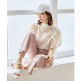 アイボリー | バックリボンパールシアーブラウス | MAJESTIC LEGON 