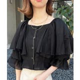 クロップドフリルブラウス | MAJESTIC LEGON | 詳細画像25