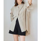 ベージュ | 2way肩あきレディシャツ | MAJESTIC LEGON
