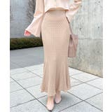 ベージュ | ストレッチレースマーメイドスカート | MAJESTIC LEGON