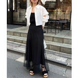 チュールレイヤードシアースカート | MAJESTIC LEGON  | 詳細画像24 