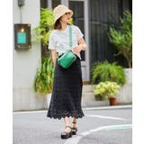 ブラック | クロシェロングスカート | MAJESTIC LEGON 