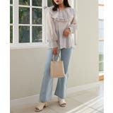 美脚フレアデニムパンツ | MAJESTIC LEGON  | 詳細画像11 