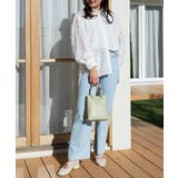 美脚フレアデニムパンツ | MAJESTIC LEGON  | 詳細画像14 