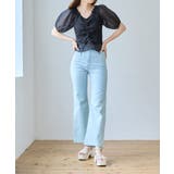 美脚フレアデニムパンツ | MAJESTIC LEGON  | 詳細画像3 