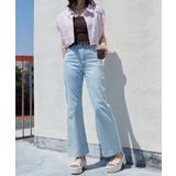 美脚フレアデニムパンツ | MAJESTIC LEGON  | 詳細画像7 