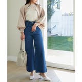 ウォッシュデニムワイドパンツ | MAJESTIC LEGON  | 詳細画像13 