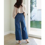 ウォッシュデニムワイドパンツ | MAJESTIC LEGON  | 詳細画像16 