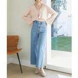 ウォッシュデニムワイドパンツ | MAJESTIC LEGON  | 詳細画像2 