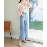 ウォッシュデニムワイドパンツ | MAJESTIC LEGON  | 詳細画像3 