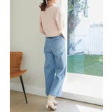 ウォッシュデニムワイドパンツ | MAJESTIC LEGON  | 詳細画像4 