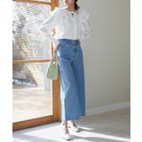 ウォッシュデニムワイドパンツ | MAJESTIC LEGON  | 詳細画像6 