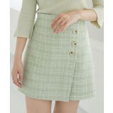 グリーン柄 | ツイードスカショーパン | MAJESTIC LEGON 