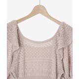 スカシ柄ニットワンピース | MAJESTIC LEGON  | 詳細画像17 