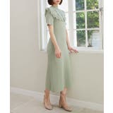 Ｌ／グリーン | レースカラーマルチwayニットワンピ | MAJESTIC LEGON 