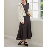 ブラウン | レースロングワンピース | MAJESTIC LEGON 