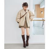 フェイクレザーオーバーブルゾン | MAJESTIC LEGON  | 詳細画像3 