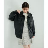 フェイクレザーオーバーブルゾン | MAJESTIC LEGON  | 詳細画像42 