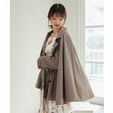 モカ | 2wayケープデザイントレンチ | MAJESTIC LEGON 