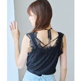 レースクロスホルタータンク | MAJESTIC LEGON | 詳細画像8