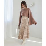 モカ | 2way肩あきケープセットニット | MAJESTIC LEGON