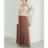 ブラウン | 切替プリーツスカート | MAJESTIC LEGON