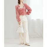 美脚フレアデニムパンツ | MAJESTIC LEGON  | 詳細画像48 