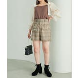 ブラウン柄 | パールデザインショートパンツ | MAJESTIC LEGON 