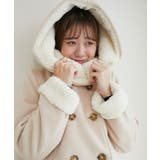 アイボリー | フードボアコート | MAJESTIC LEGON 