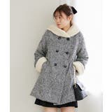 ブラック柄 | フードボアコート | MAJESTIC LEGON 