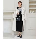 アイボリー | バックデザインチェスターコート | MAJESTIC LEGON 