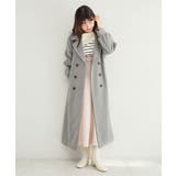 グレー | バックデザインチェスターコート | MAJESTIC LEGON 