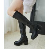 ブラック | ストレッチロングブーツ | MAJESTIC LEGON 