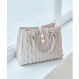 グレージュ | クラシカルスクエアハンドバッグ | MAJESTIC LEGON 