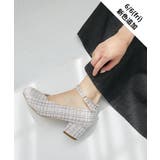 アイボリー柄 | ふかふかスカラップパンプス | MAJESTIC LEGON