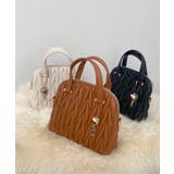 キャメル | チャームセットキルティングバッグ | MAJESTIC LEGON