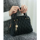 ブラック | チャームセットキルティングバッグ | MAJESTIC LEGON