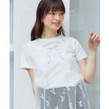リボンモチーフTシャツ | MAJESTIC LEGON | 詳細画像24