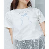 オフ | リボンモチーフTシャツ | MAJESTIC LEGON