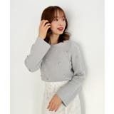 パールビジューニット | MAJESTIC LEGON  | 詳細画像23 