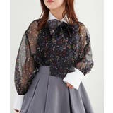 ブラック柄 | Bloomingフラワーボウタイシャツ | MAJESTIC LEGON
