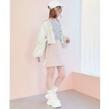 ピンク | ラインリボンミニスカート | MAJESTIC LEGON 