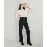 ブラック | 美脚フレアパンツ | MAJESTIC LEGON 