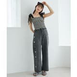 リボンビジューデニムパンツ | MAJESTIC LEGON  | 詳細画像14 