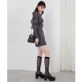 ハイウエストプレーンミニスカート | MAJESTIC LEGON  | 詳細画像4 