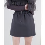 ハイウエストプレーンミニスカート | MAJESTIC LEGON  | 詳細画像9 