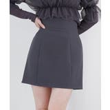 Ｃ／グレー | ハイウエストプレーンミニスカート | MAJESTIC LEGON 