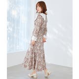 ビッグカラー花柄ワンピース | MAJESTIC LEGON  | 詳細画像7 