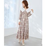 ビッグカラー花柄ワンピース | MAJESTIC LEGON  | 詳細画像8 